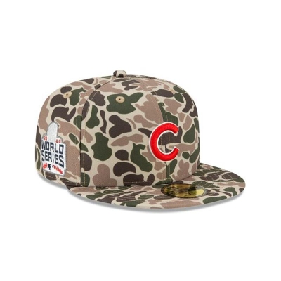 Sapca New Era Chicago Cubs MLB Duck Camo 59FIFTY Fitted - Verzi